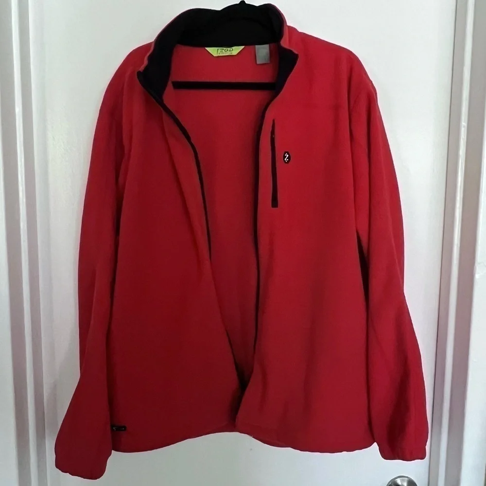 Izod red fleece